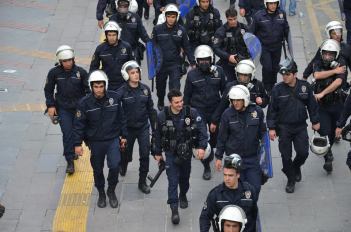 Riot Police for May Day -Ankara